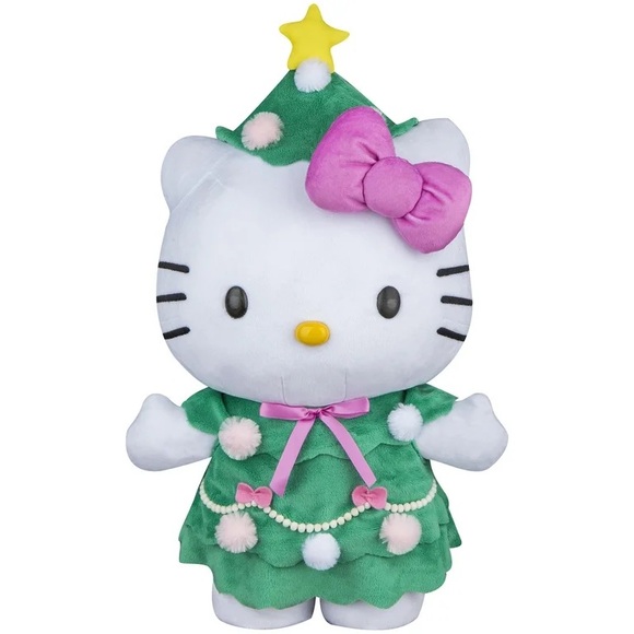Hello Kitty Christmas Holiday Tree Greeter Plush 20” NWT - Picture 2 of 9
